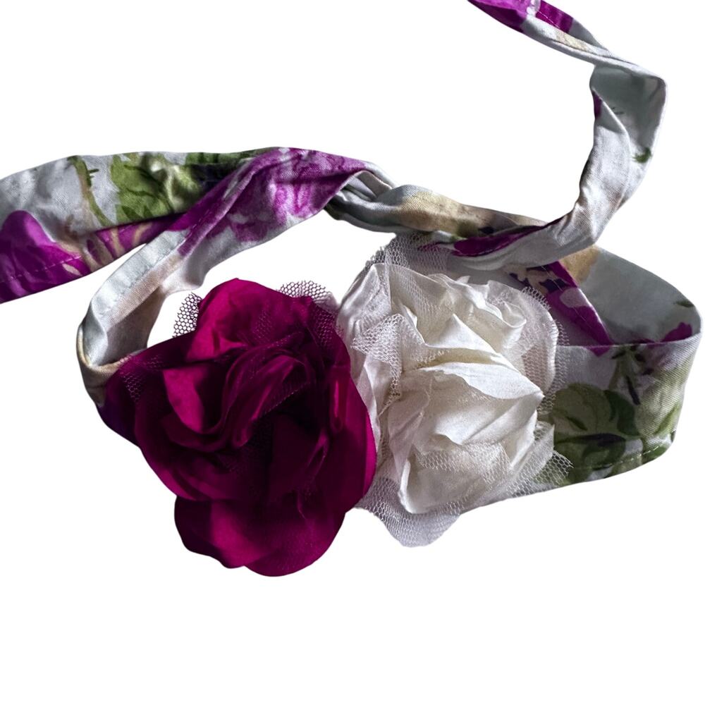 Giggle Moon Adjustable Floral Hair Tie Wrap - Youth